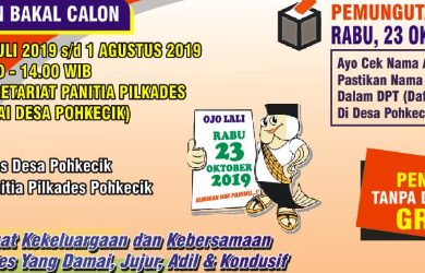 Pendaftaran Kepala Desa Pohkecik